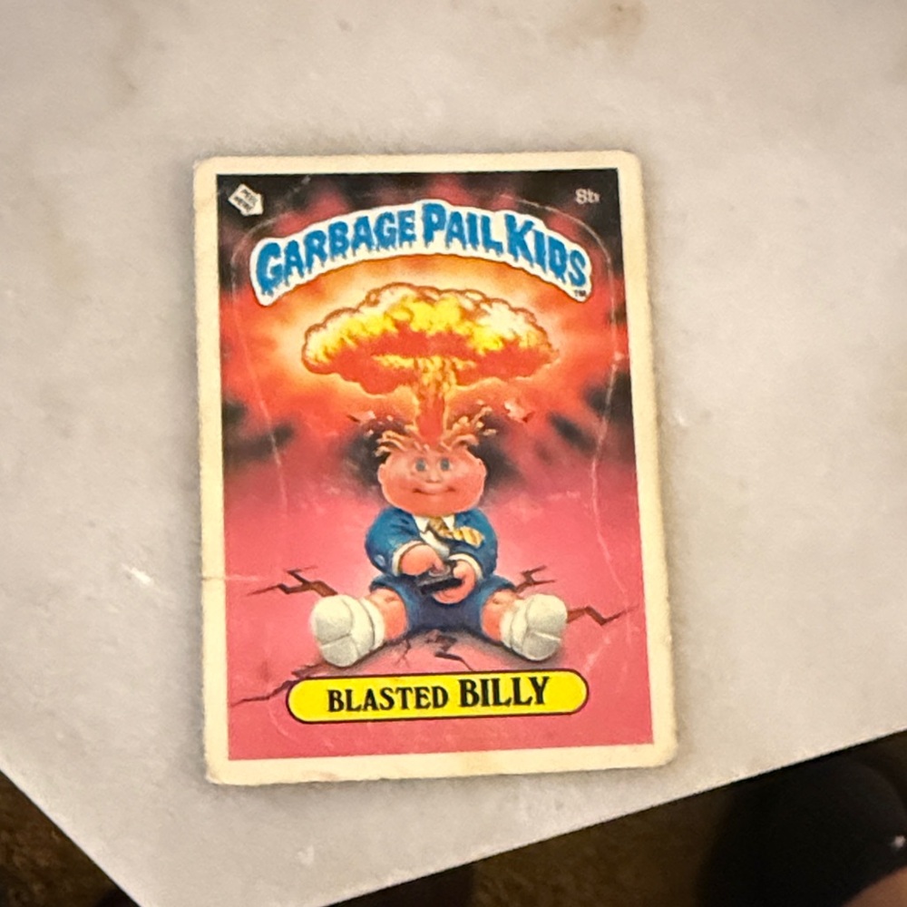 Garbage Pail Kids Blasted Billy Trading Card